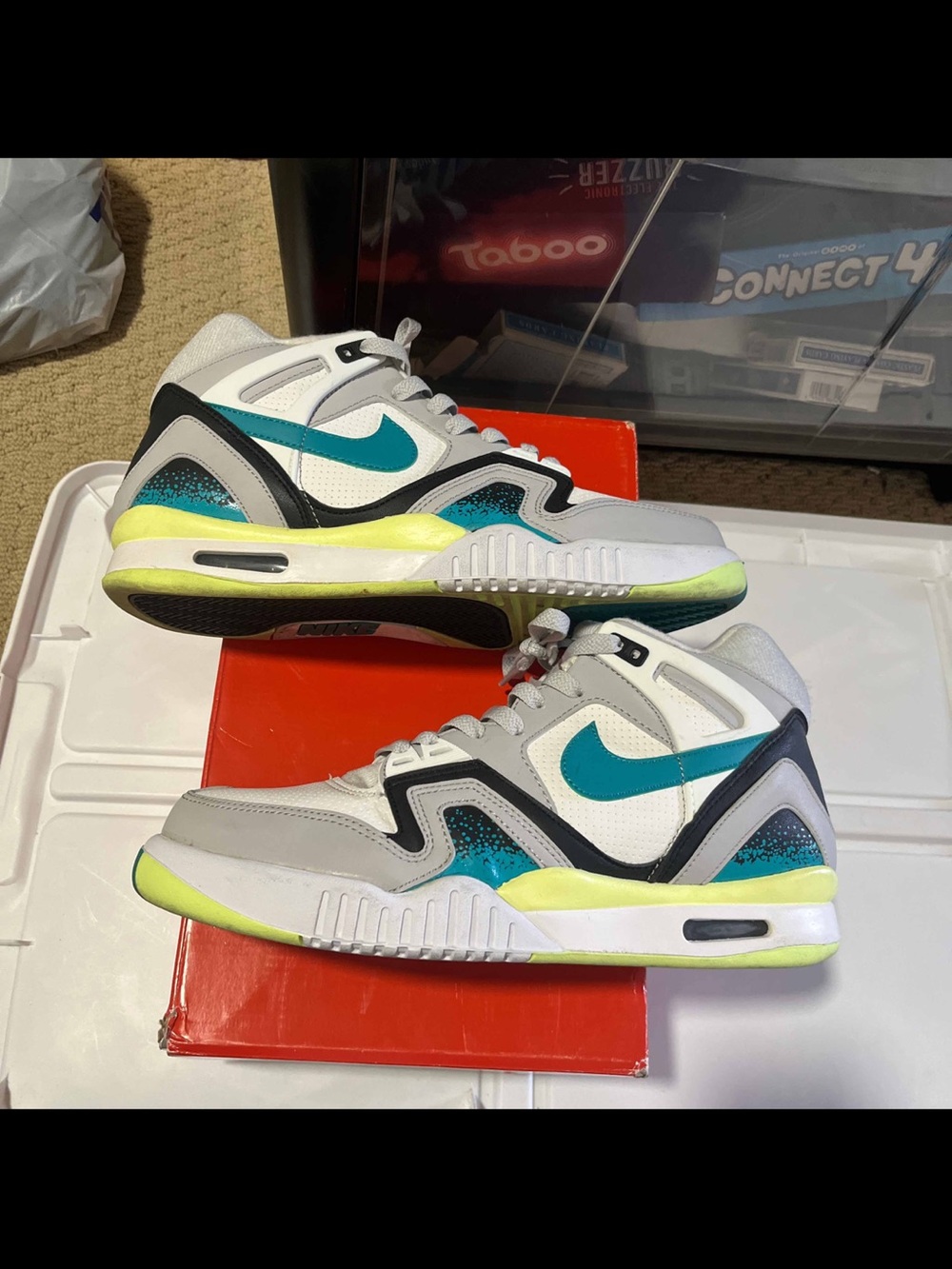 Nike Air Tech Challenge 2 Turbo Green - 2014 - 318408 130 - SZ 9 Andre Agassi